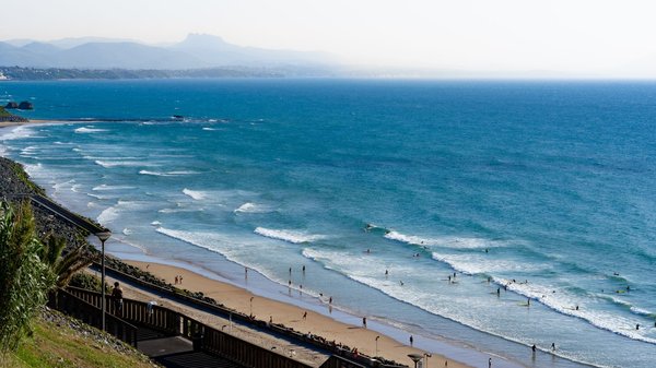 Le Rocher de la Vierge à Biarritz
